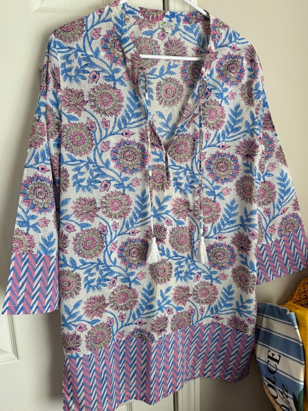JCREW -MINT CONDITION -TUNIC/BEACH COVER-UP. IN SUPER SOFT COTTON